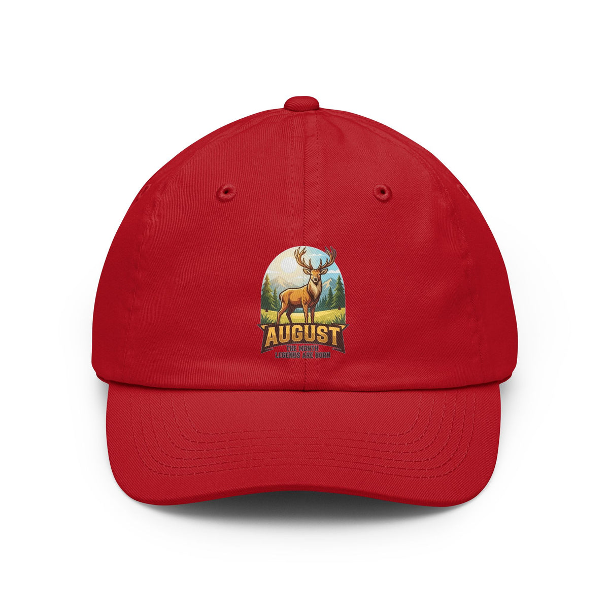 Color: Red | August Legend Dad Hat