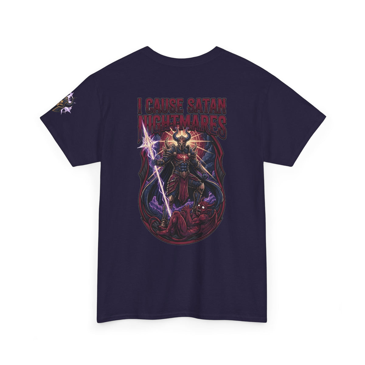 Color: Blackberry | I Cause Satan Nightmares Premium Graphic Tee