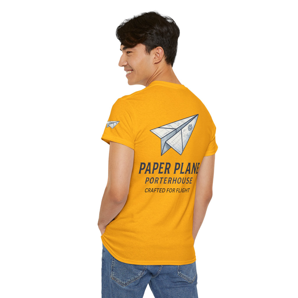 "Paper Plane Porterhouse" Premium Graphic Tee