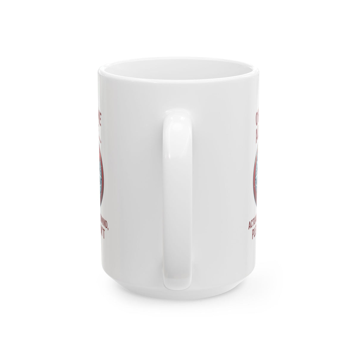 "Oh Come All Ye" White Ceramic Mug