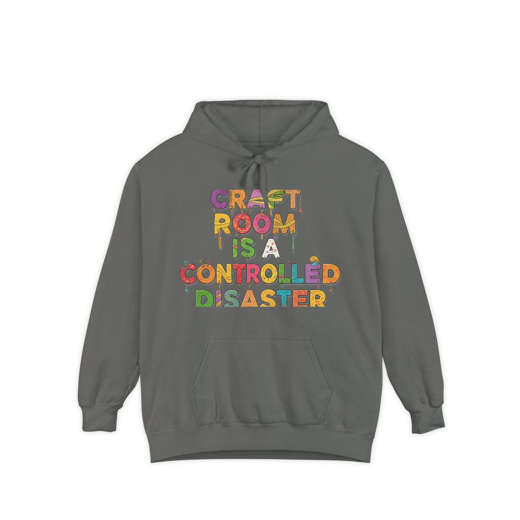 My Craft Room, My Rules | Garment-Dyed Hoodie — AttitudeShirts