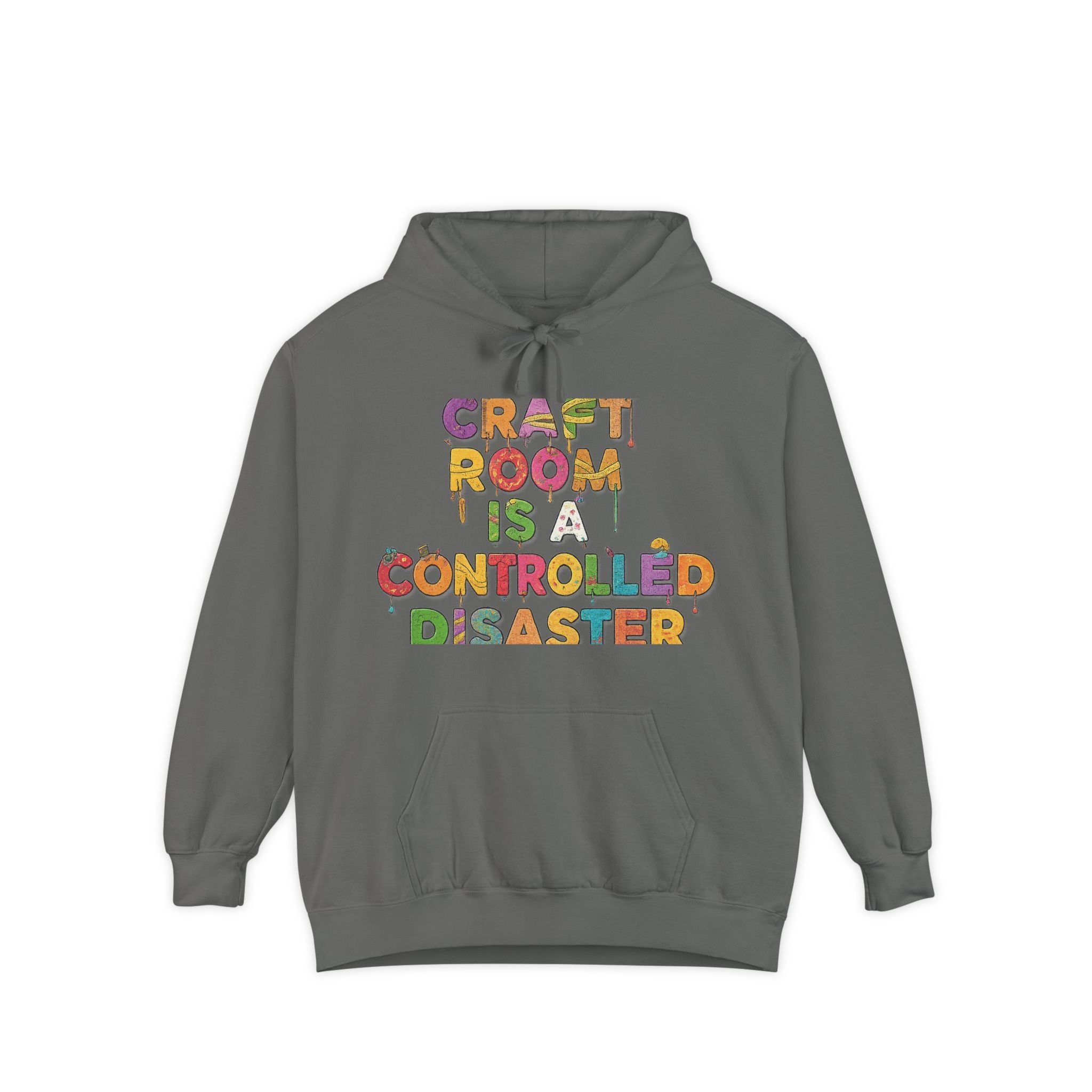 My Craft Room, My Rules | Garment-Dyed Hoodie — AttitudeShirts