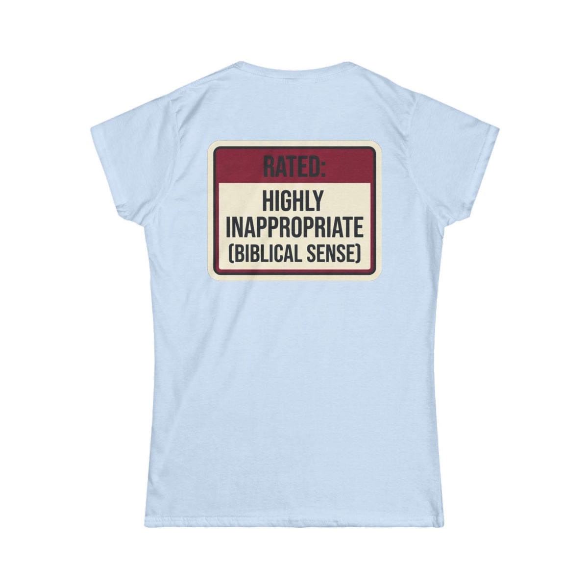 "Good Book Series Highly Inappropriate" Women's Tee