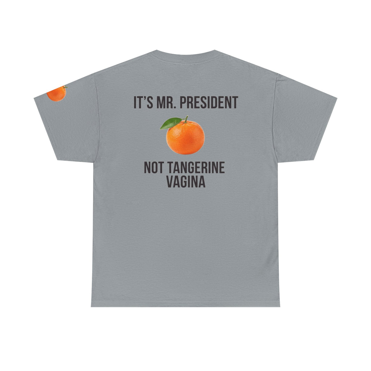 Color: Gravel | Tangerine Vagina Premium Graphic Tee