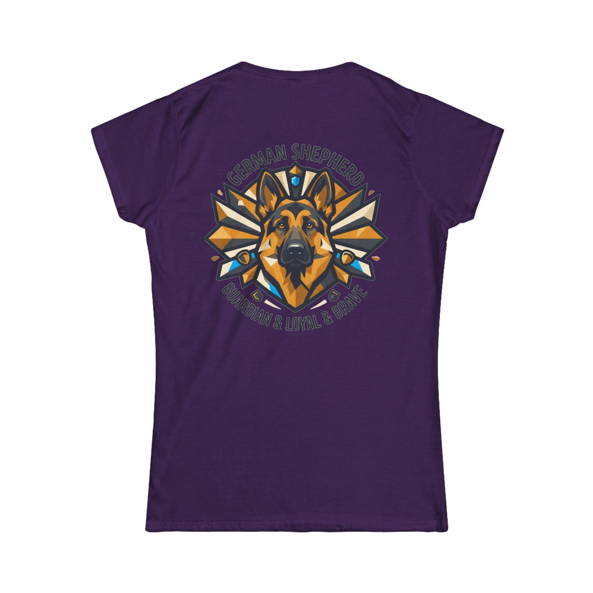 "German Shepherd Guardian Loyal Brave" Women's Tee