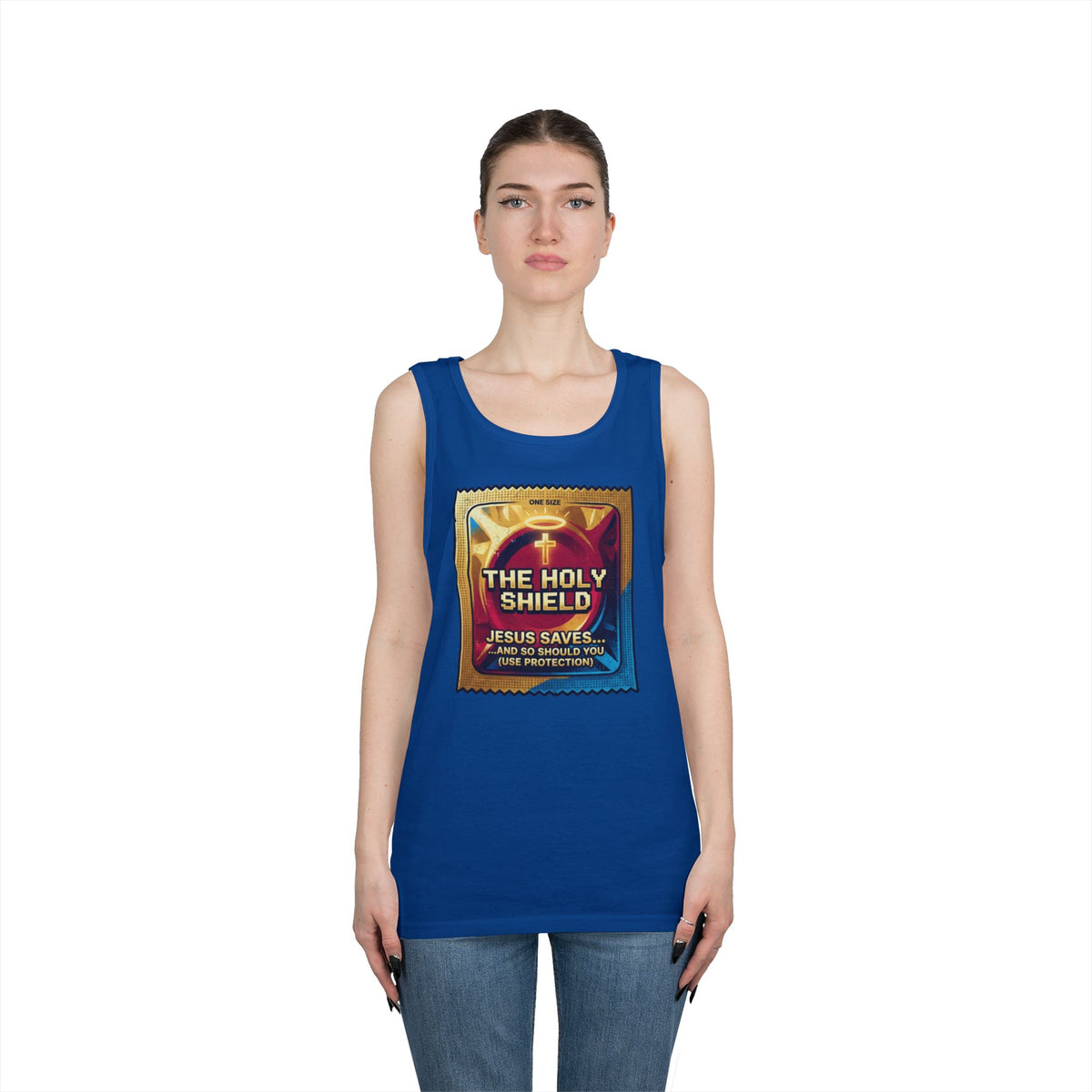 "Good Book Series The Holy Shield" Tank Top