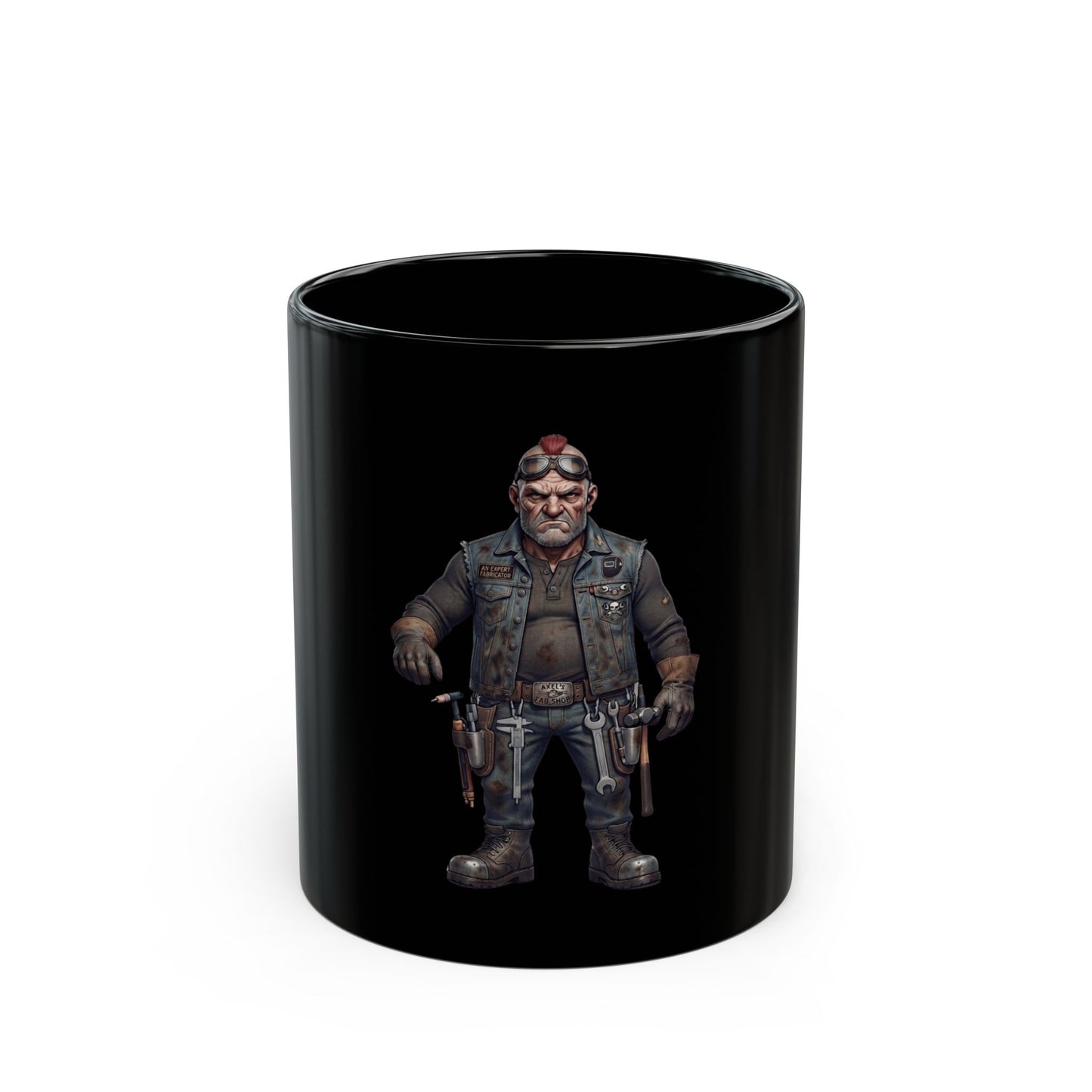"Axel" Black Ceramic Mug