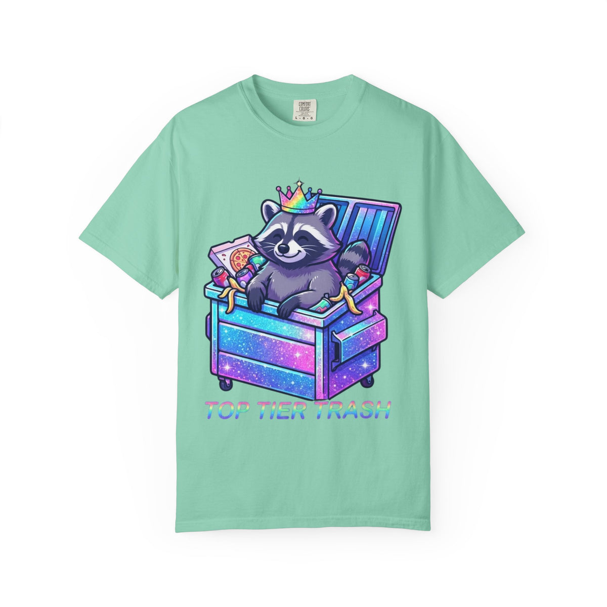 Color: Island Reef | Top Tier Trash Unisex Garment-Dyed Tee