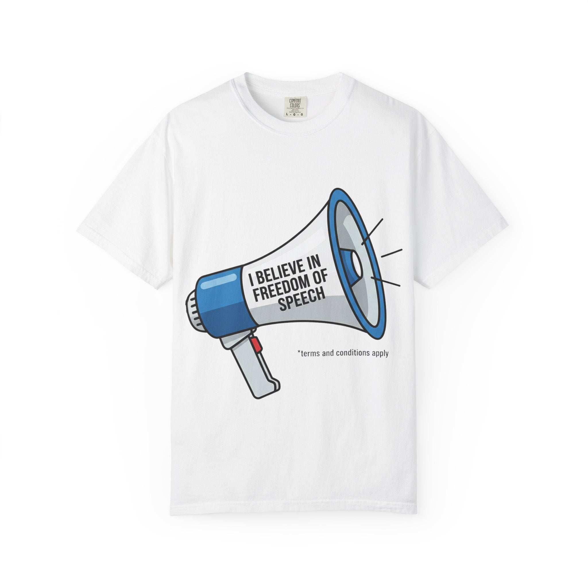"Freedom of Speech" Unisex Garment-Dyed T-shirt