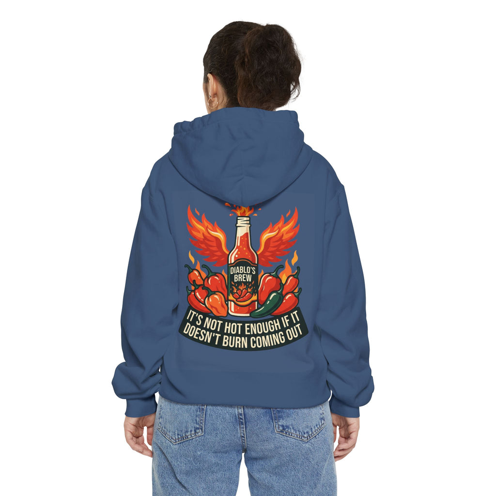 "Burns Coming Out" Garment-Dyed Hoodie