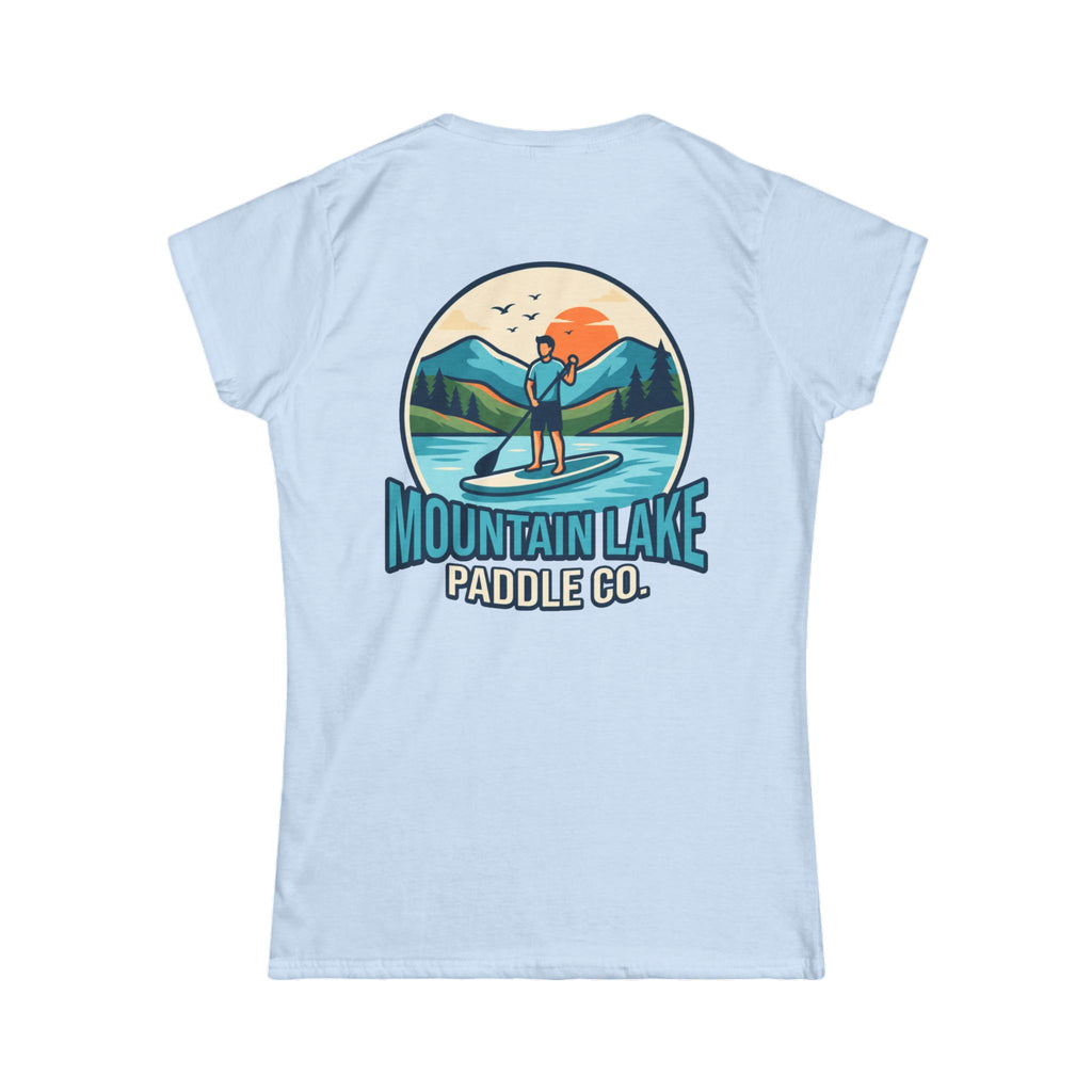 "Mountain Lake Paddle Board" Women's Tee