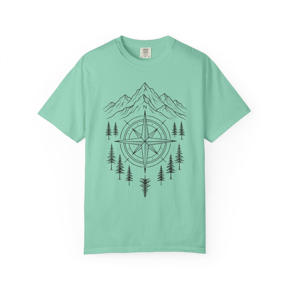 "Compass" Unisex Garment-Dyed Tee