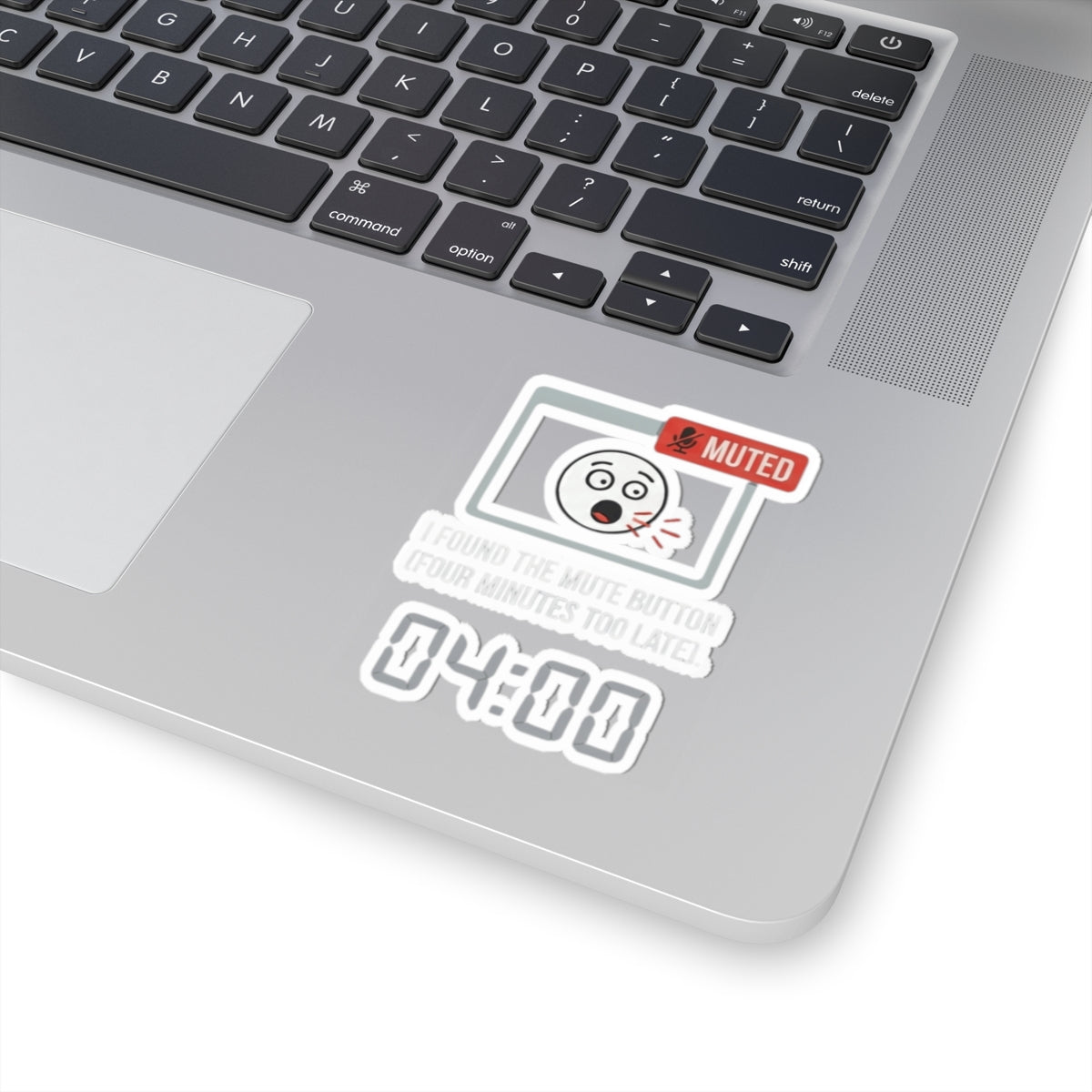 "I Found The Mute" Sticker — Main