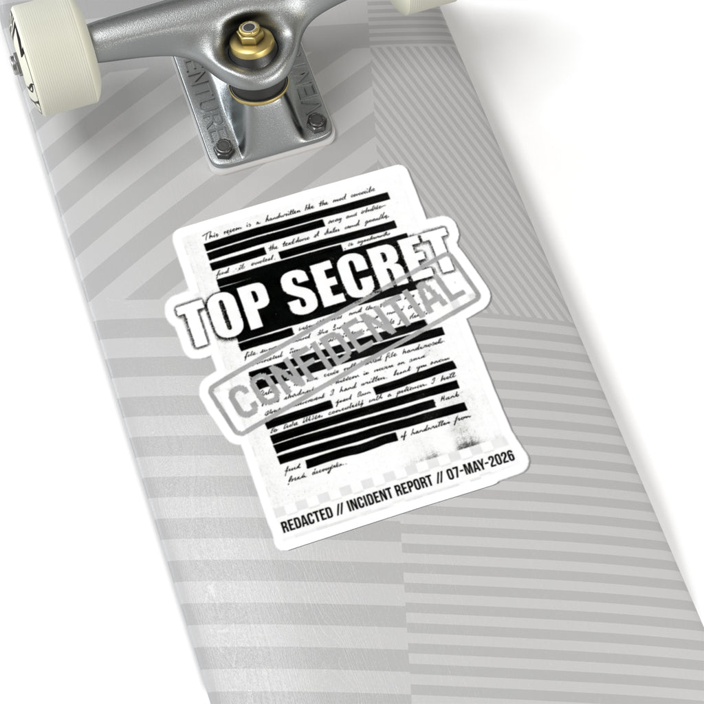 Classified Information Enthusiast | Kiss-Cut Sticker — AttitudeShirts