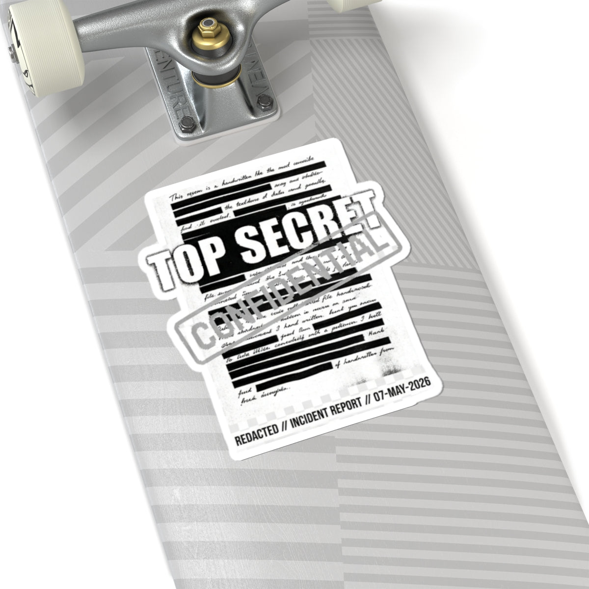Classified Information Enthusiast | Kiss-Cut Sticker — AttitudeShirts