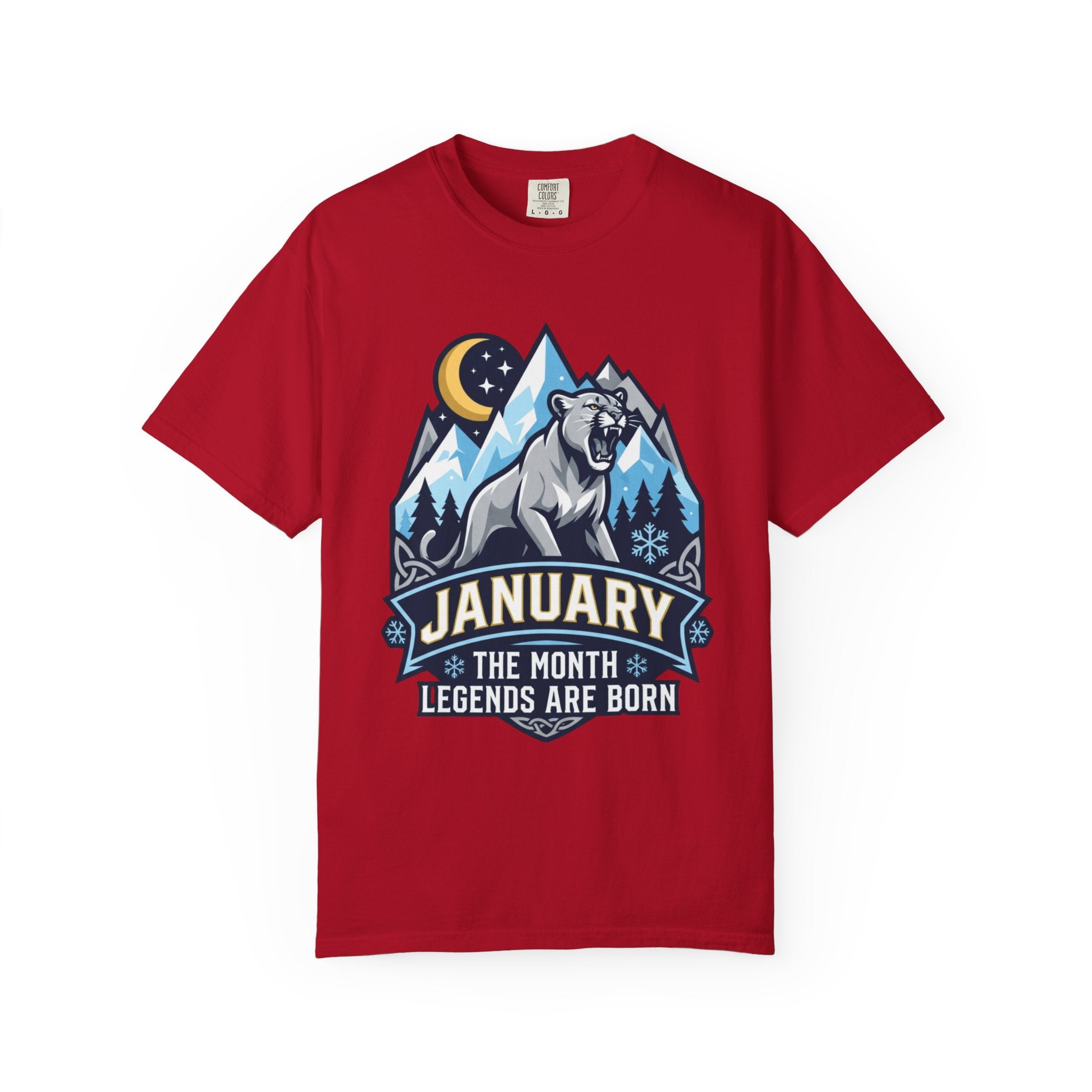 "January Legend" Unisex Garment-Dyed Tee