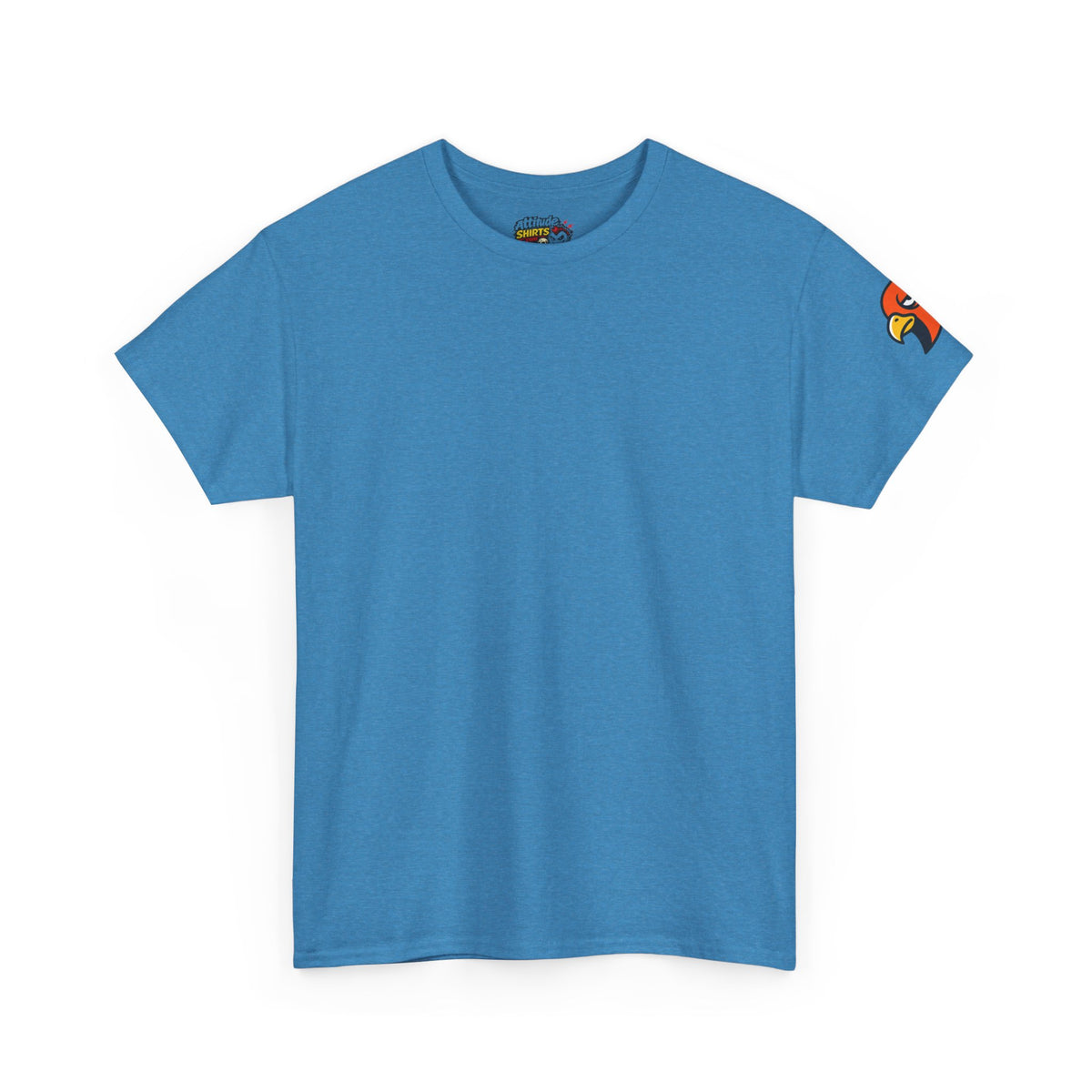 Color: Heather Sapphire | Dumpster Fire Premium Graphic Tee