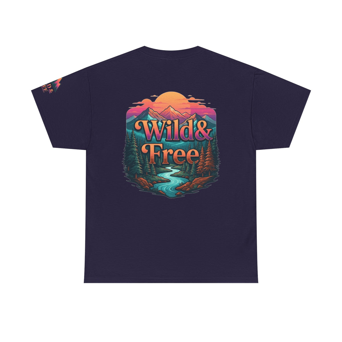 Color: Blackberry | Wild & Free Premium Graphic Tee