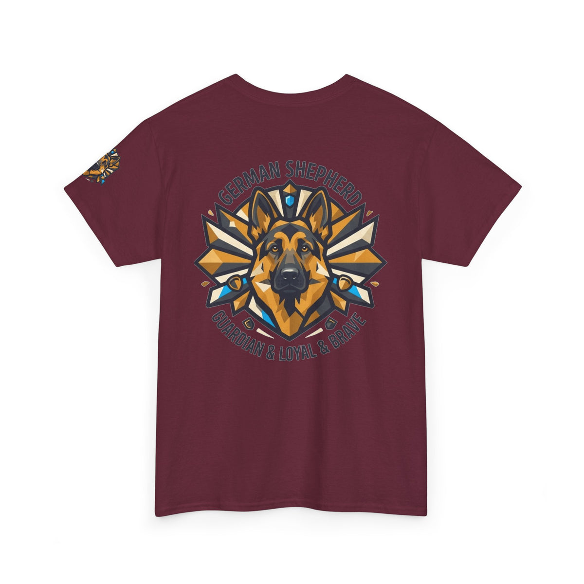 "German Shepherd Guardian Loyal Brave" Premium Graphic Tee