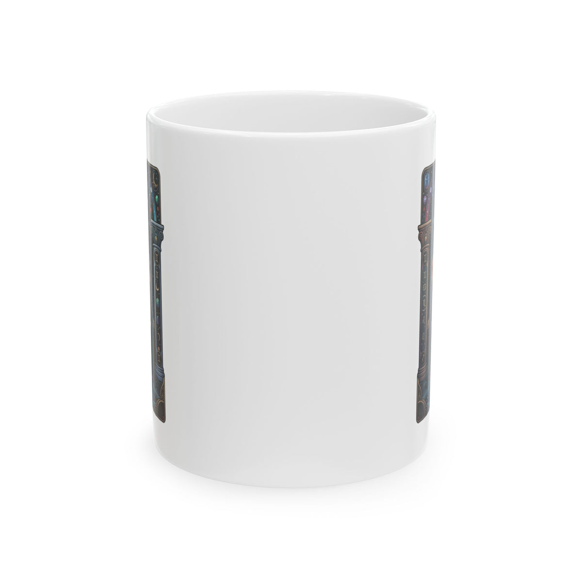 "The Cosmic Tarot (High Priestess)" White Ceramic Mug