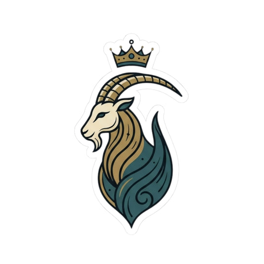 "Capricorn- The Sea-Goat Crest" Sticker