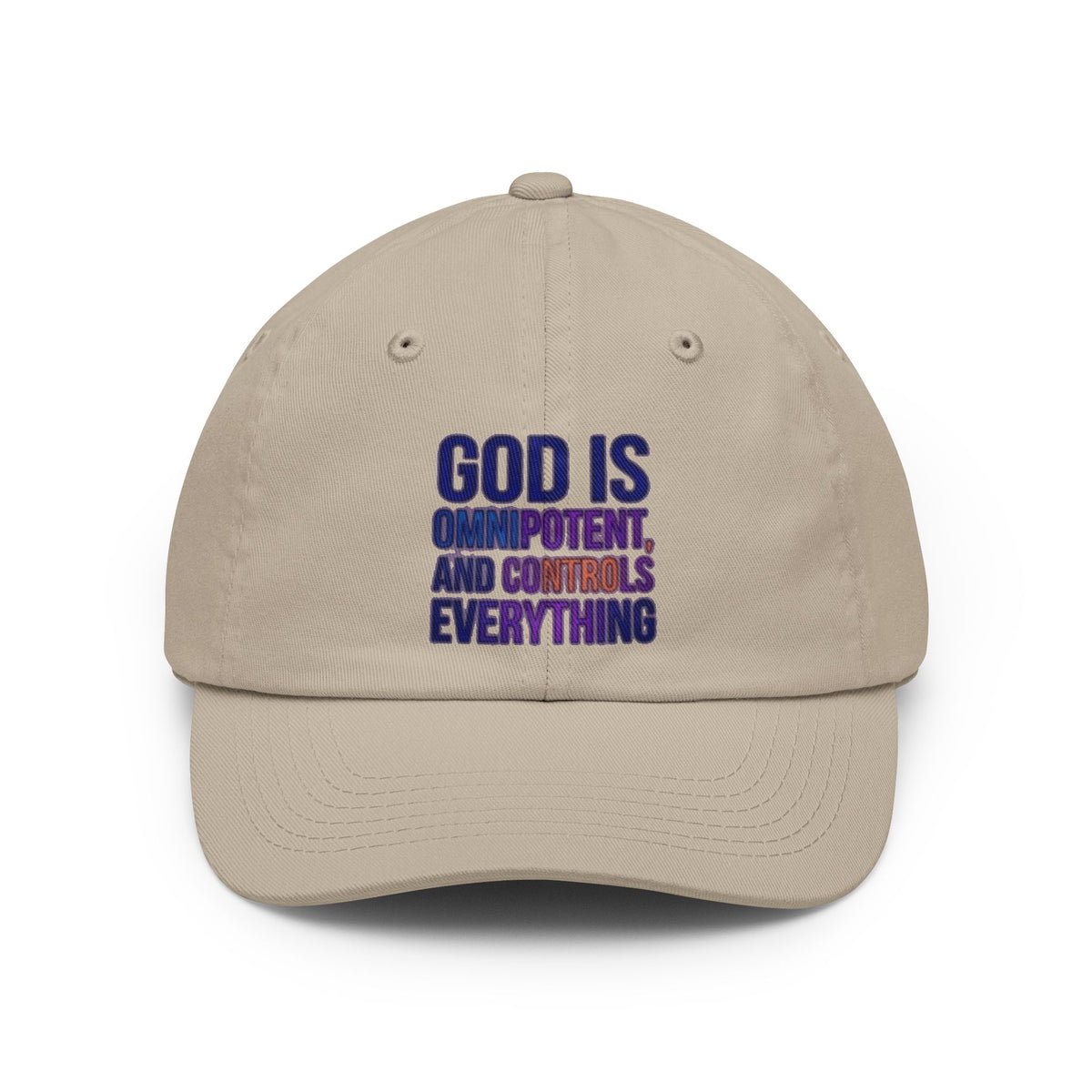 Color: Stone | God Controls Everything Dad Hat