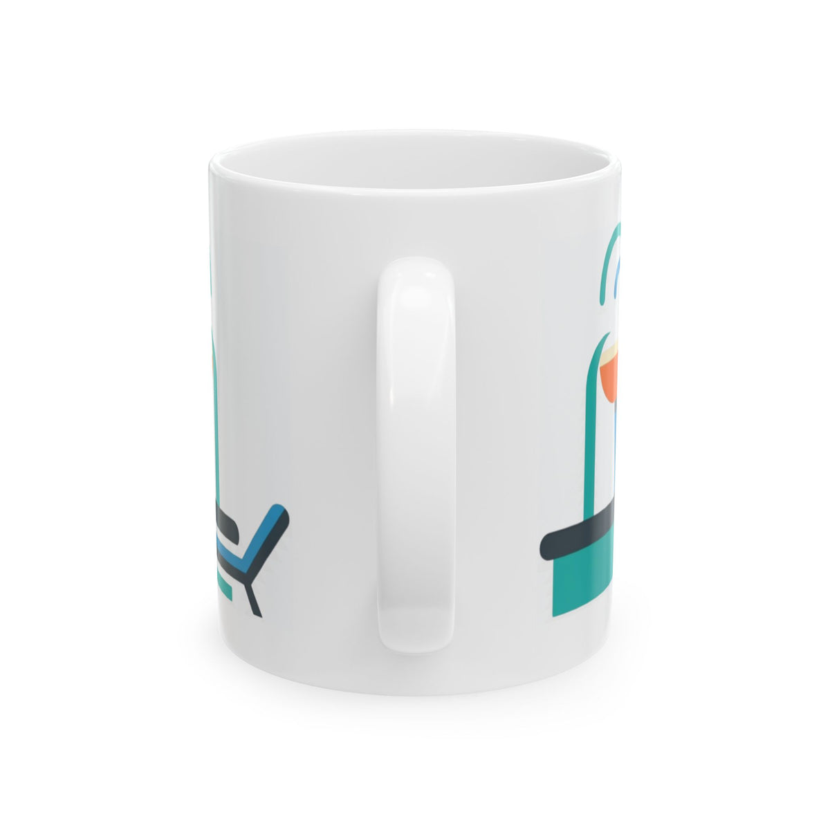 "July Member" White Ceramic Mug — Graphic