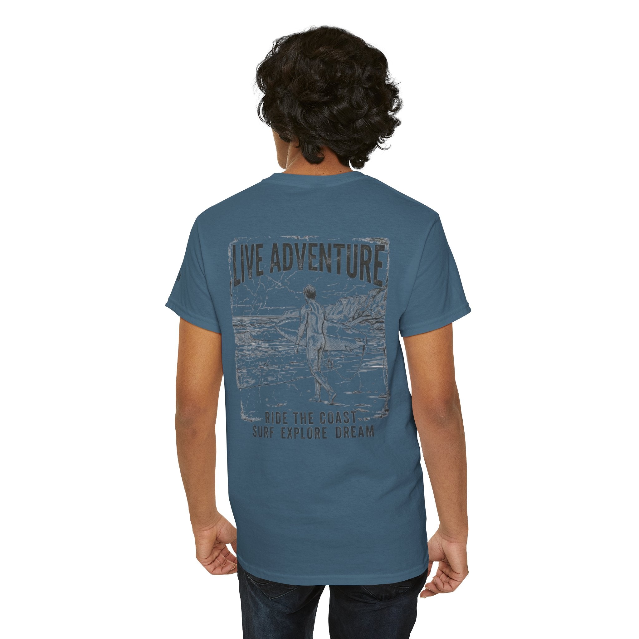"Live Adventure - Surf" Premium Graphic Tee