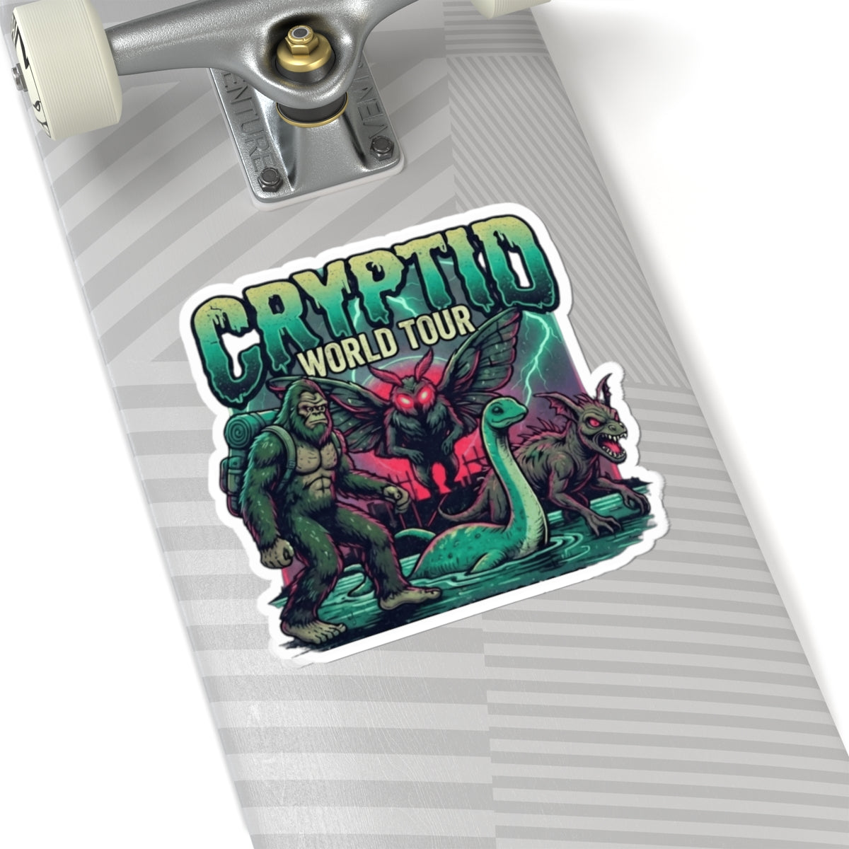 "Puzizia (Global-Cryptid Mashup) Cryptid World Tour" Sticker — Main