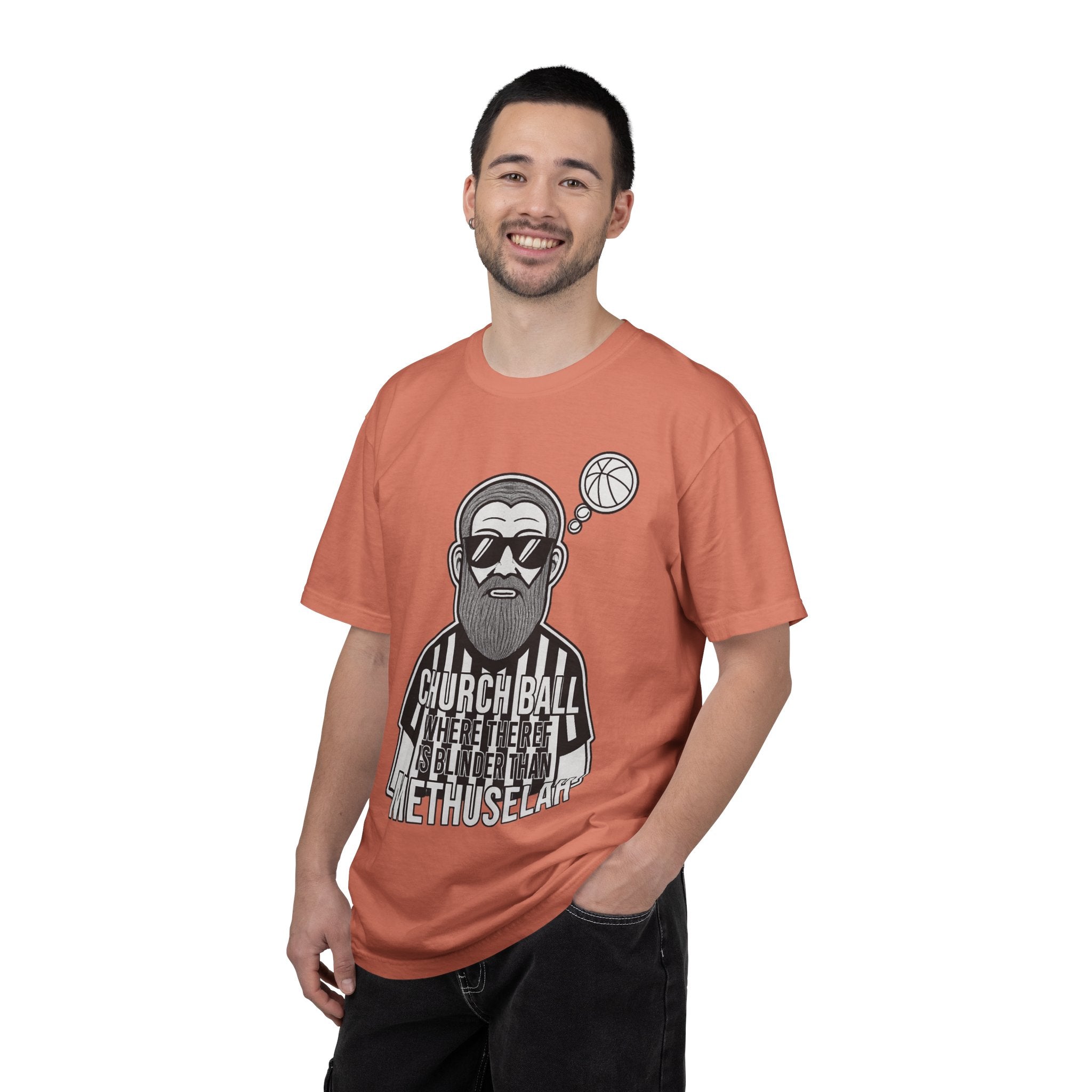 "Church Ball Methuselah" Unisex Garment-Dyed T-shirt