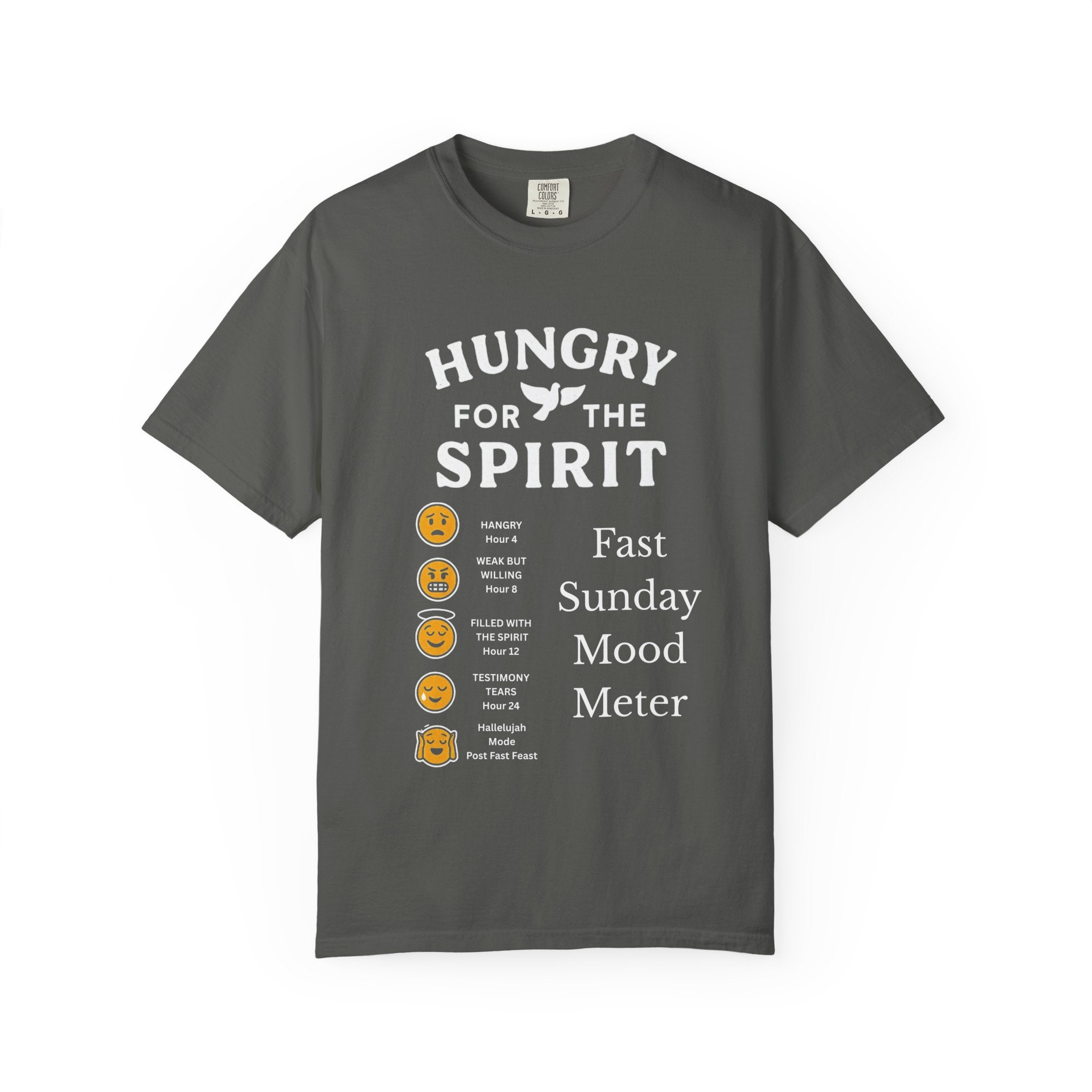 "Fast Sunday Mood Meter" Unisex Garment-Dyed T-shirt