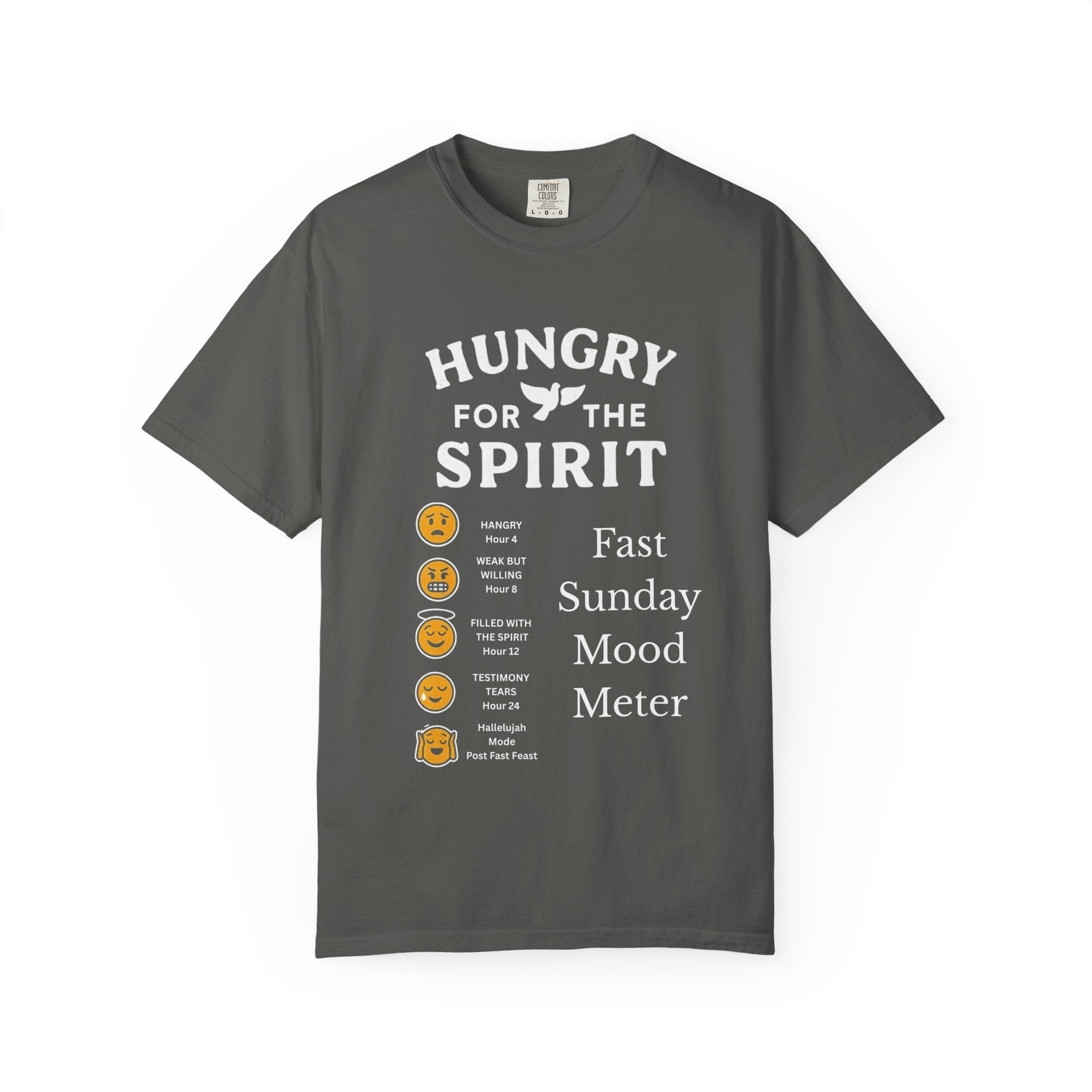 "Fast Sunday Mood Meter" Unisex Garment-Dyed T-shirt