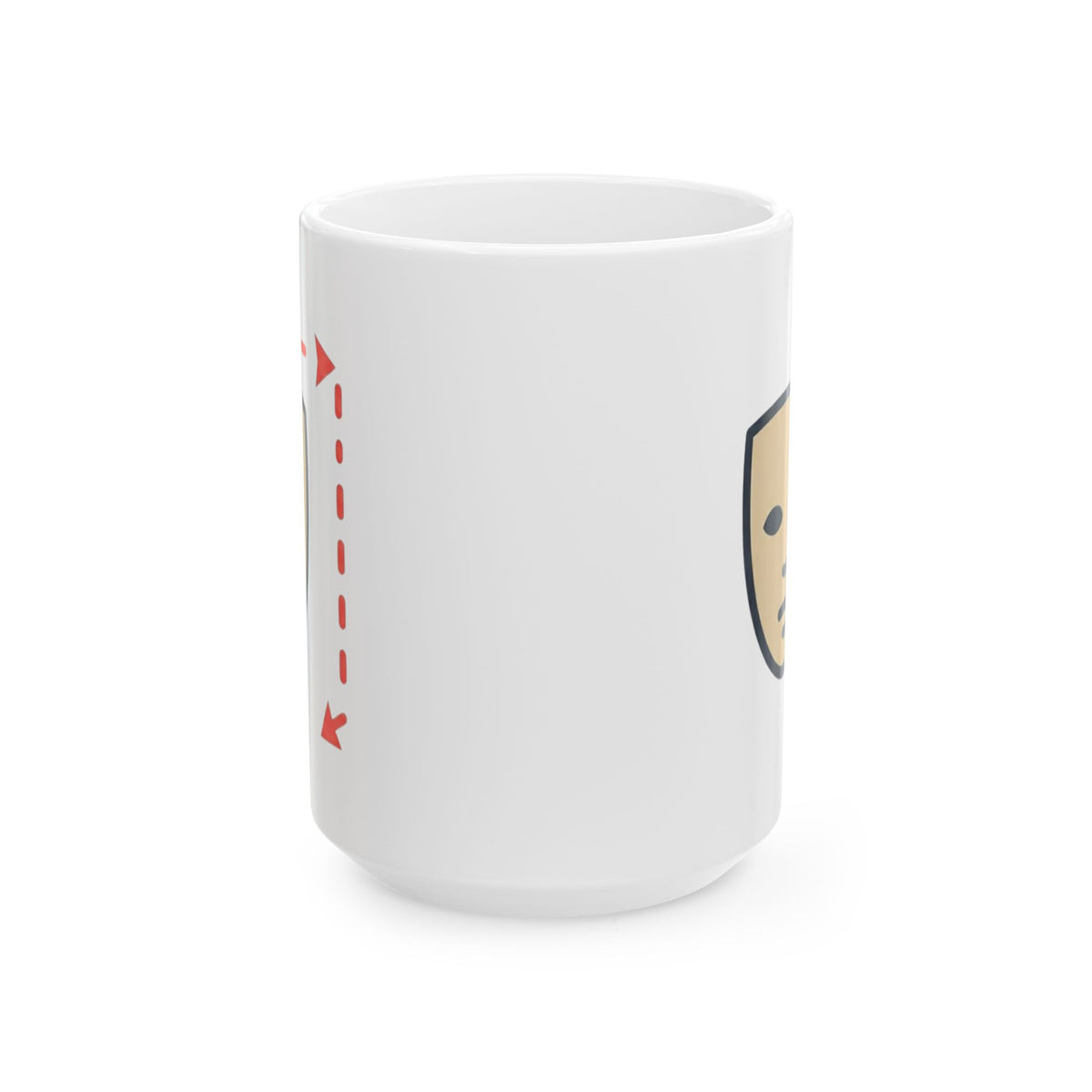 "Instructions Unclear" White Ceramic Mug — Graphic