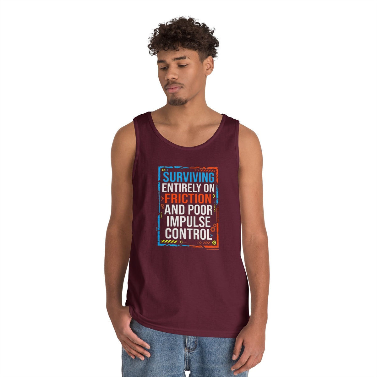 "Surviving On Friction" Tank Top