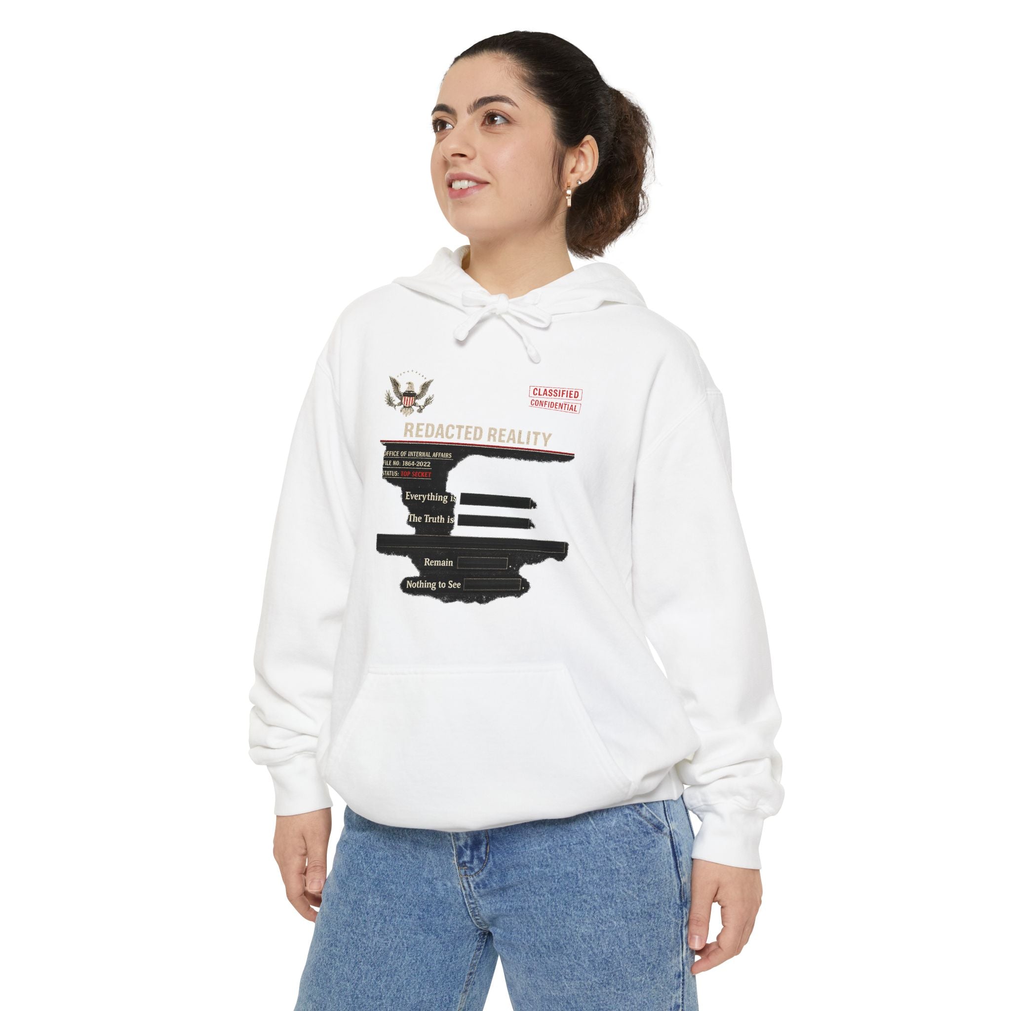 Unfiltered & Unapologetic | Garment-Dyed Hoodie — AttitudeShirts