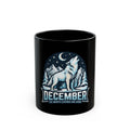"December Legend" Black Ceramic Mug