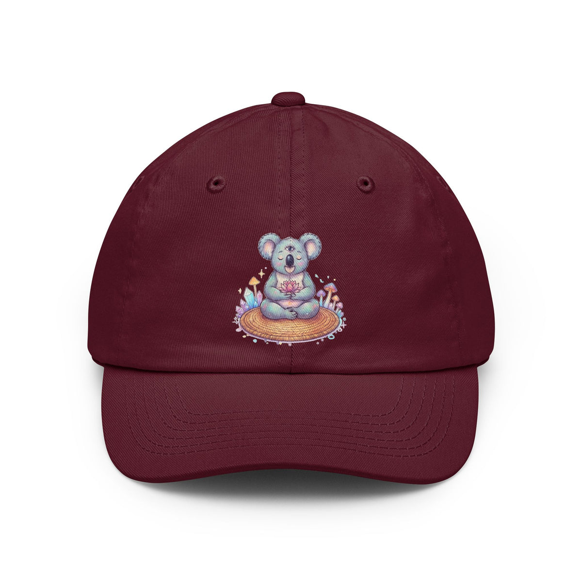 Color: Maroon | Hippy Koala Dad Hat