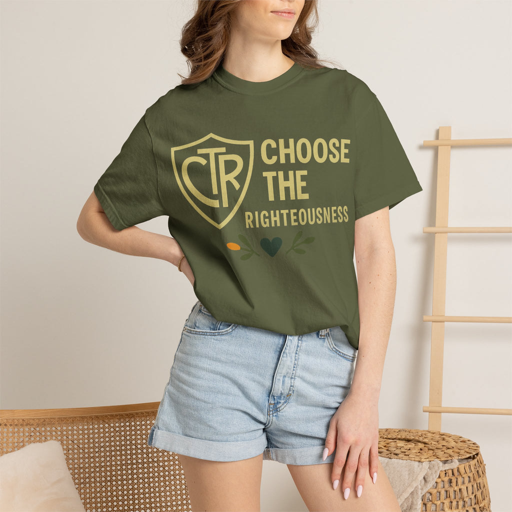 "CTR: Choose the Righteousness" Unisex Garment-Dyed T-shirt