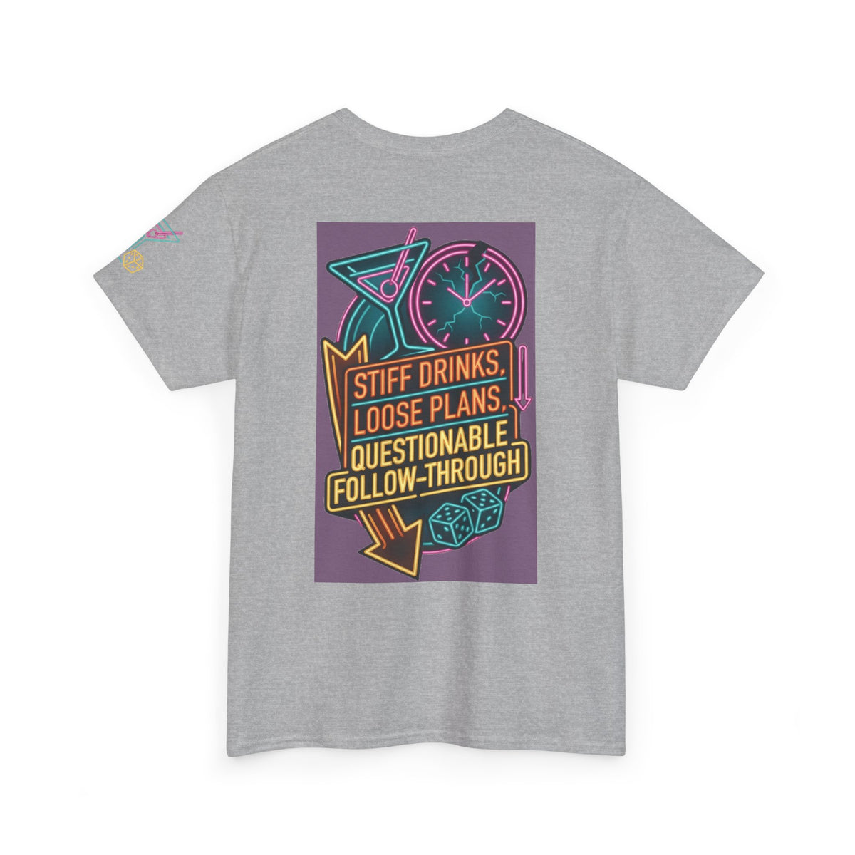 "Stiff Drinks Loose Plans" Premium Graphic Tee