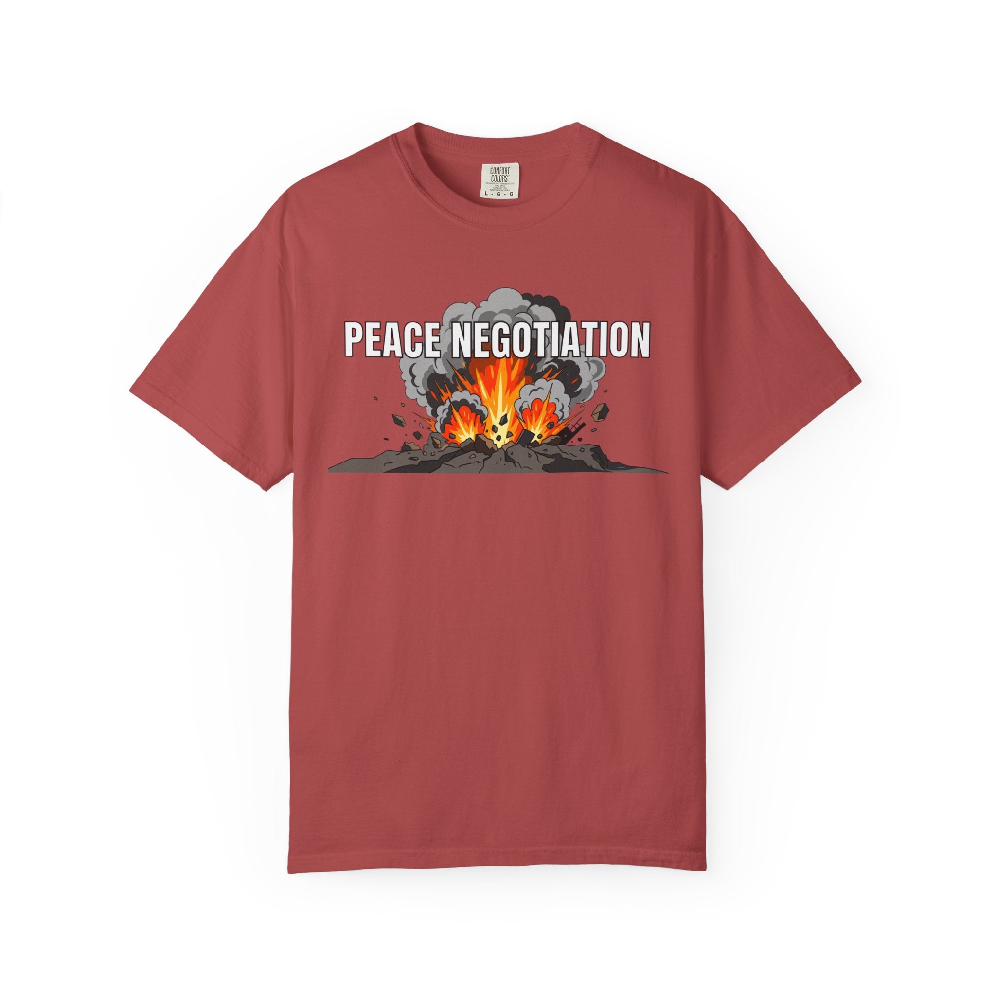 "Peace Negotiation" Unisex Garment-Dyed Tee