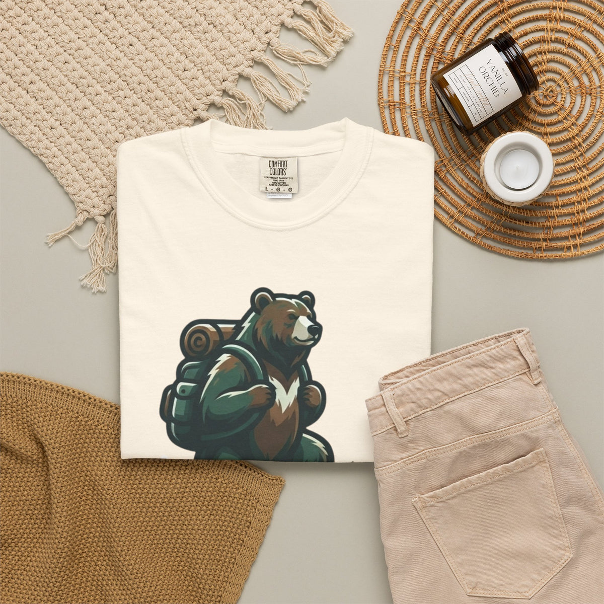 Bear Credible Unisex Garment-Dyed Tee