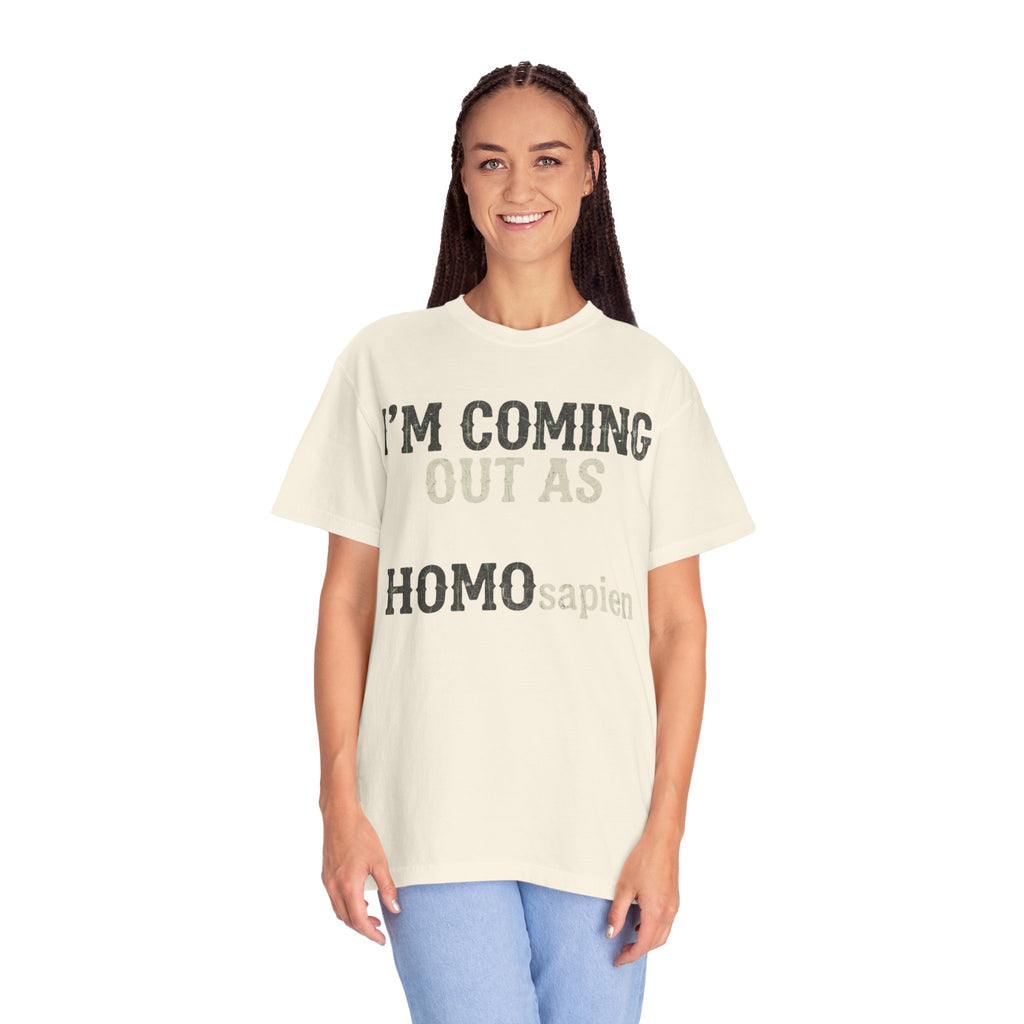 "I'm Coming Out" Unisex Garment-Dyed Tee