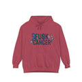 Two Words for Cancer | Garment-Dyed Hoodie — AttitudeShirts