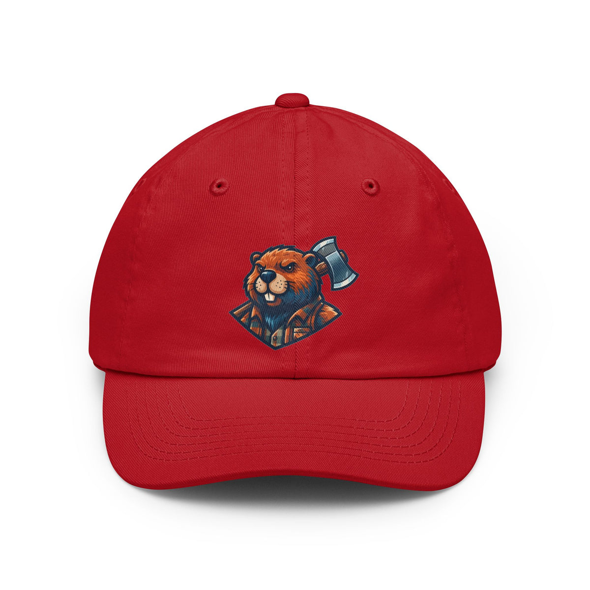Color: Red | In Desperate Need of Good Hard Wood Dad Hat