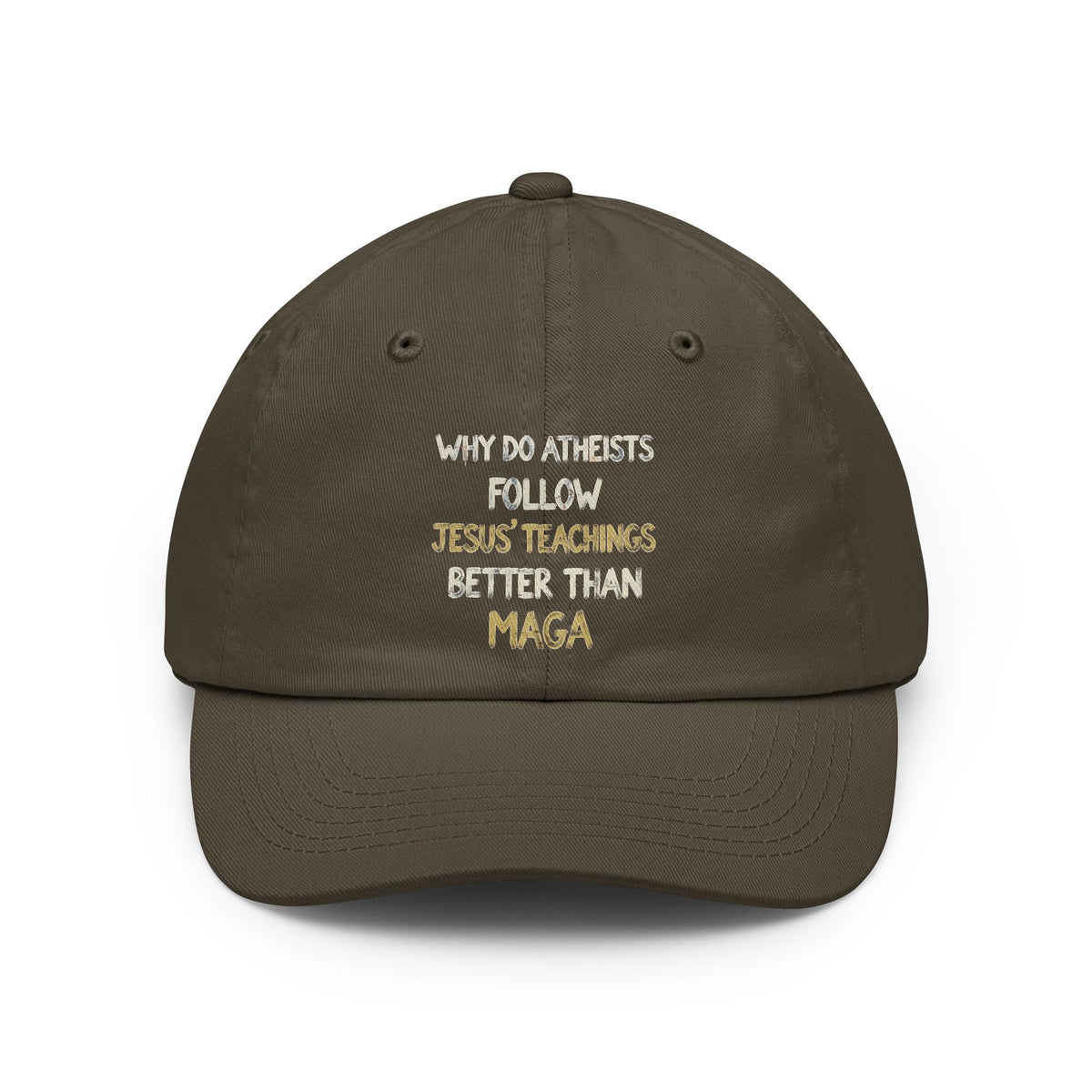 Color: Olive | Jesus Teachings Cap