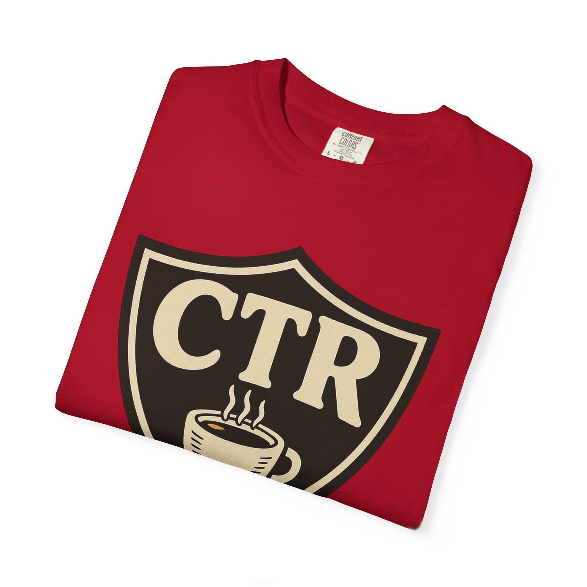 "CTR: Choose The Right... Coffee" Unisex Garment-Dyed T-shirt