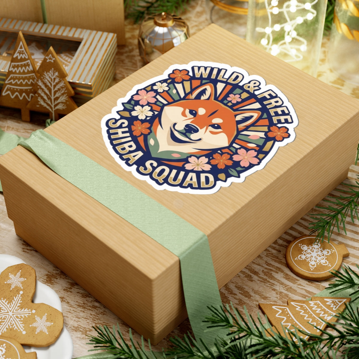 "Shiba Squad" Sticker — Main