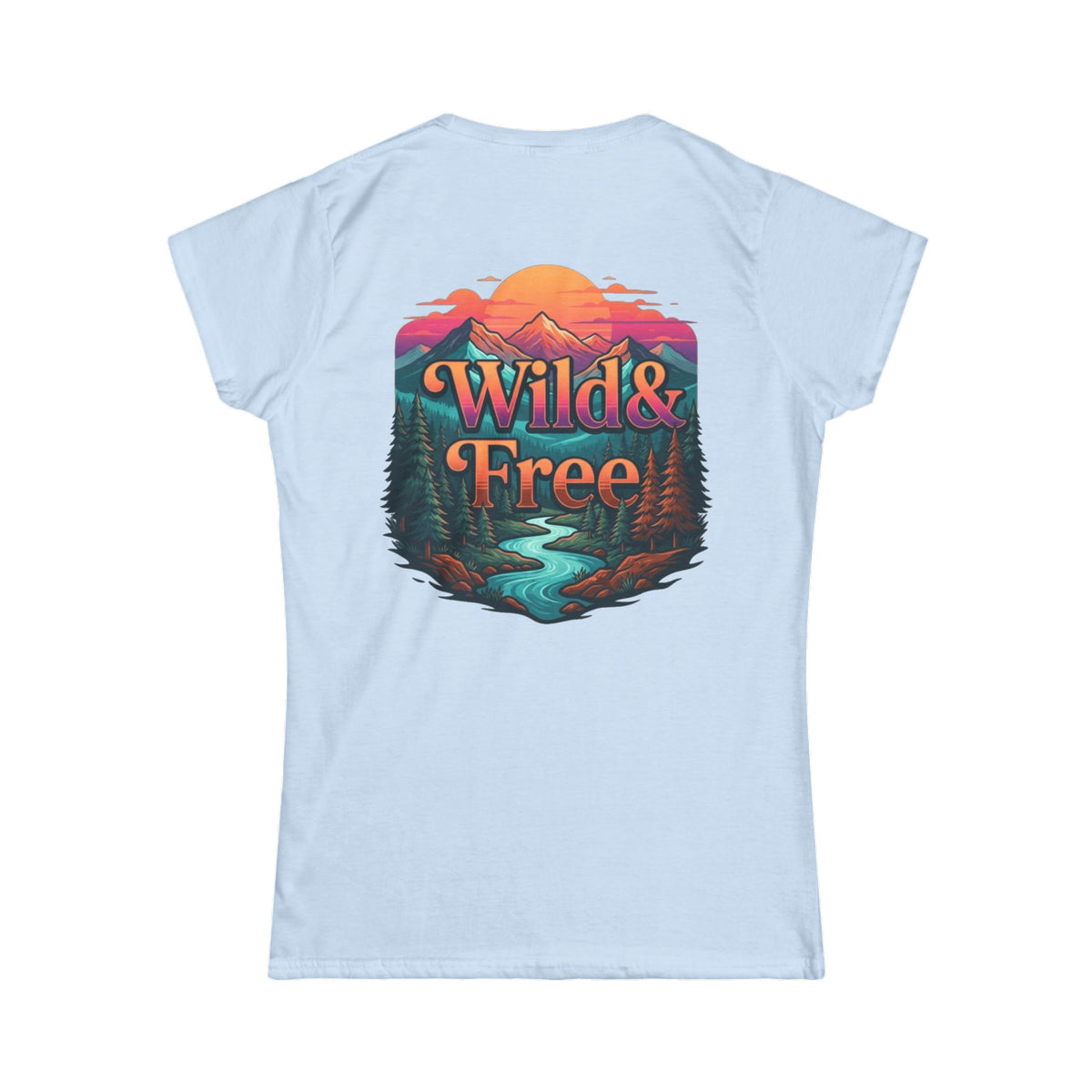 Color: Light Blue | Wild & Free Women's Tee