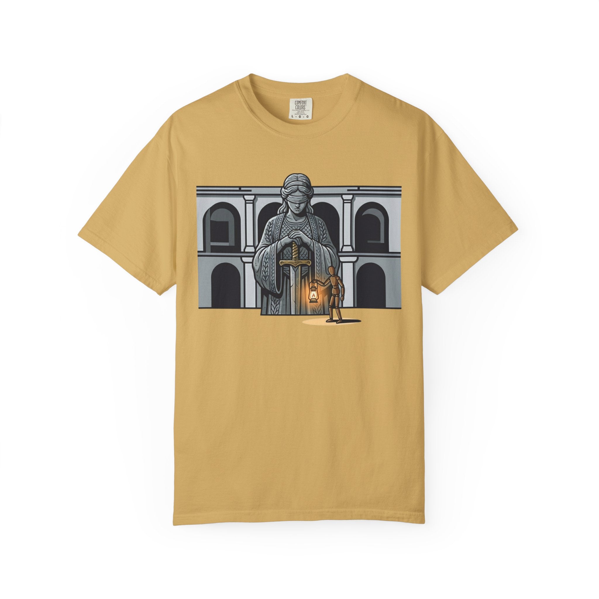 "Blind Justice" Unisex Garment-Dyed Tee