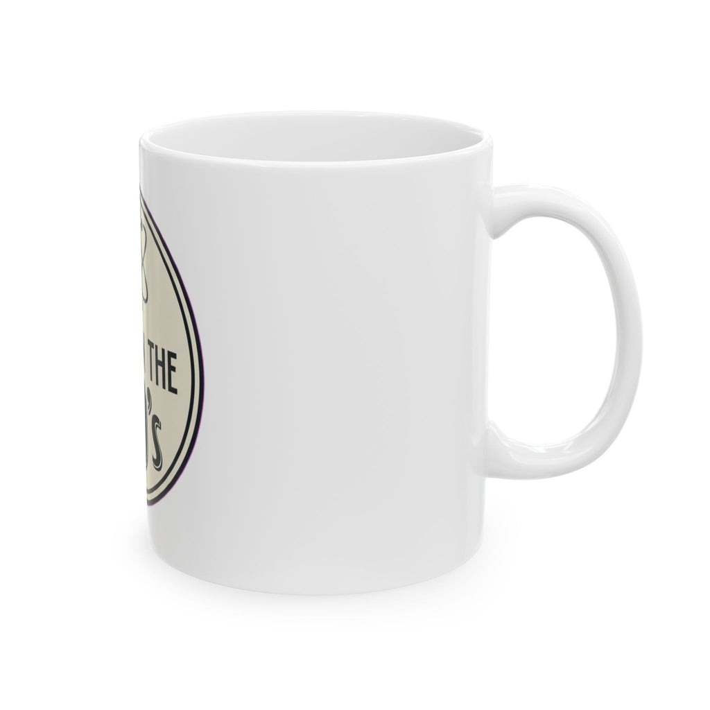 "Made in the 50's" White Ceramic Mug — Graphic